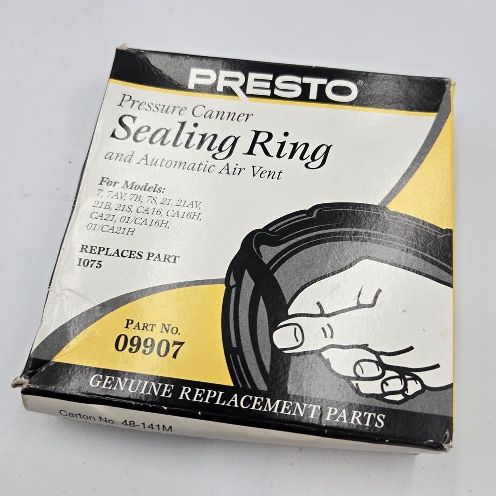 09907 - Sealing Ring‎ Gasket for Presto Pressure Cooker Multiple Models